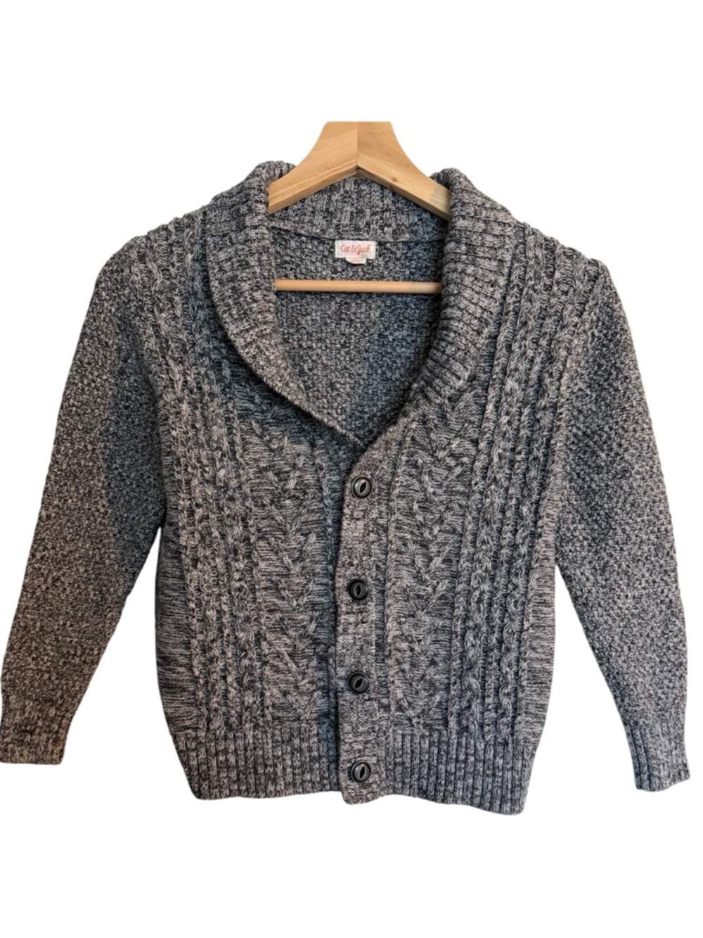 Cat & Jack Gray Knit Cardigan